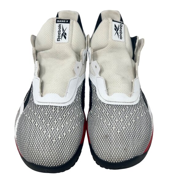 Reebok Mens Nano X Cross Trainer White with Red to Blue Ombre Size 13 - NO Laces - Picture 2 of 8